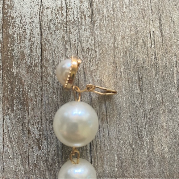 Zara Pearl Drop Statement Earrings - Picture 3 of 4